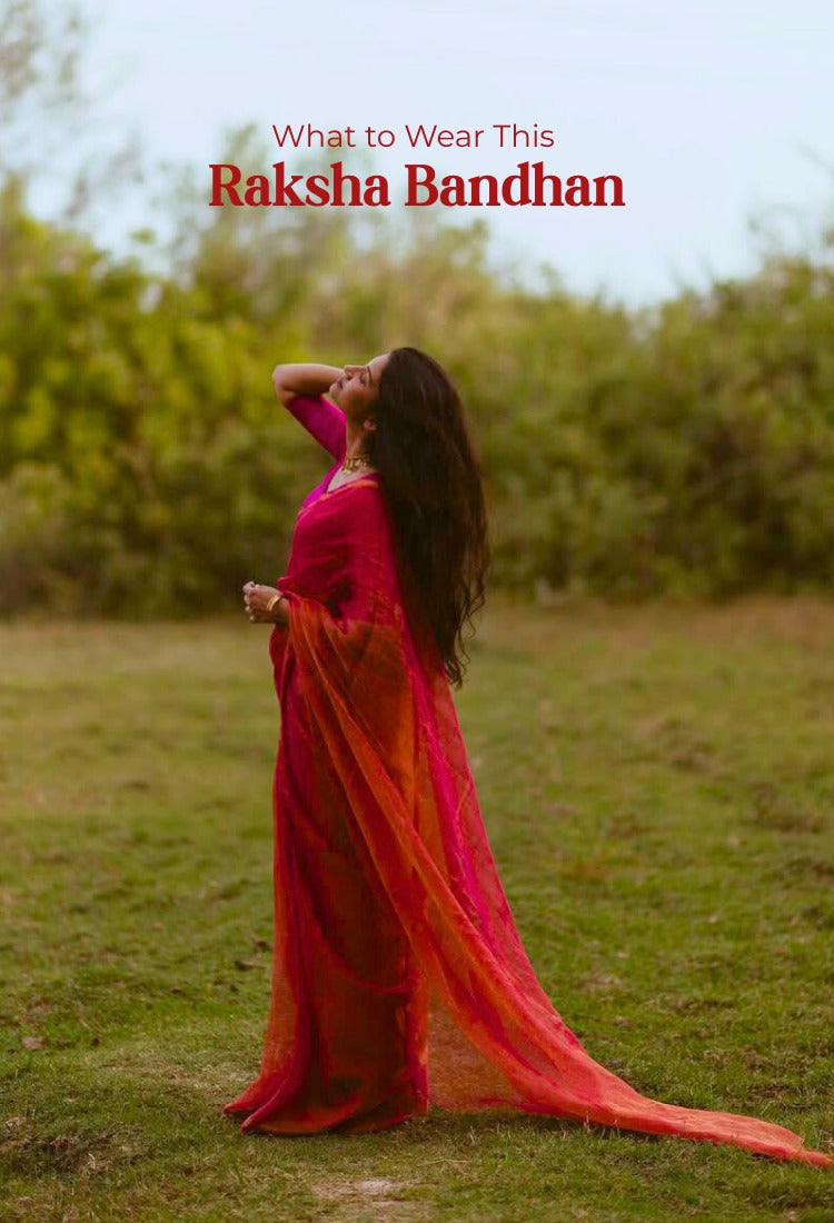 What to Wear This Raksha Bandhan: Sarees vs Dresses for the Festive Mood