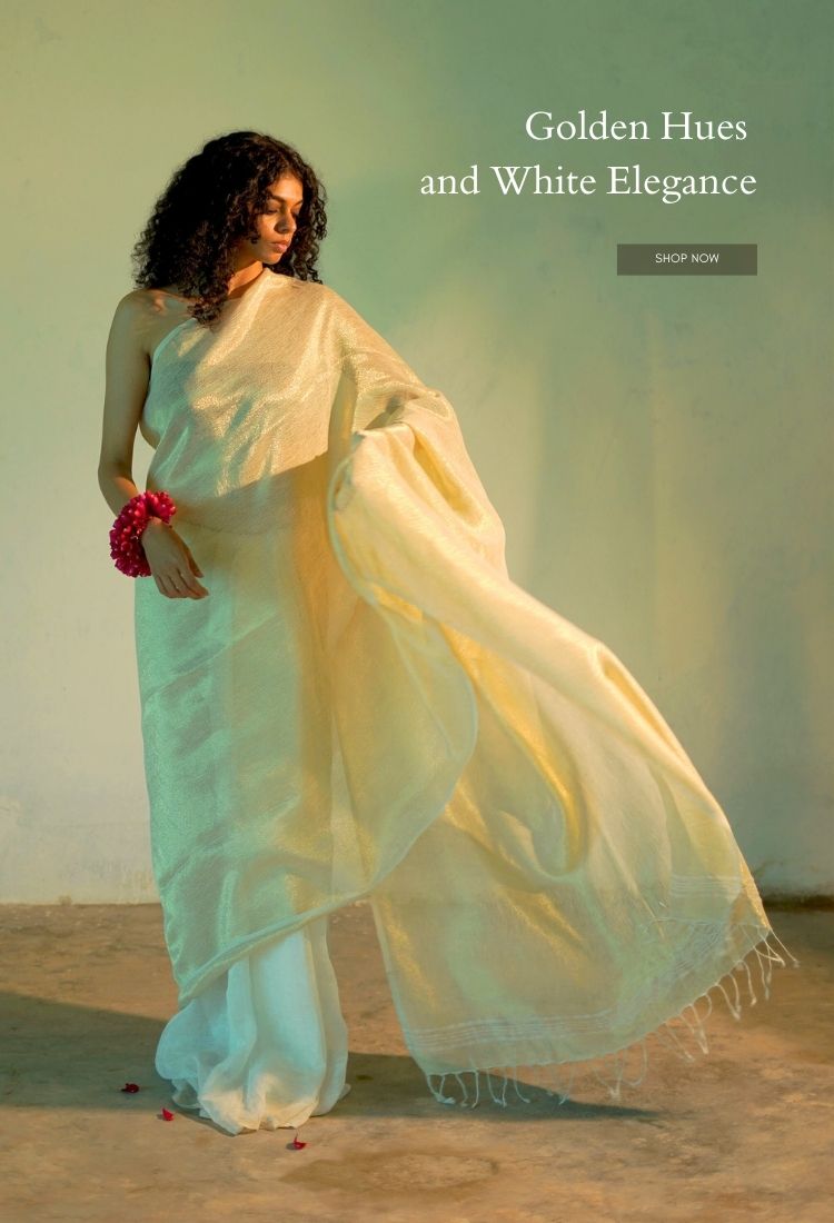 Golden Hues and White Elegance: Onam Sarees You’ll Love