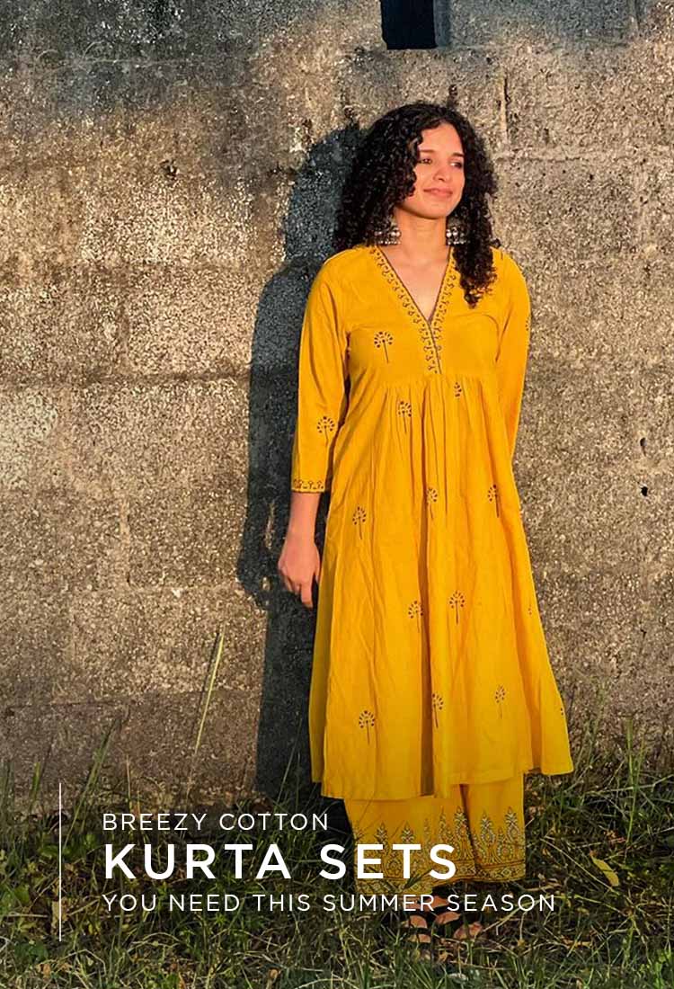 Breezy Cotton Kurta Sets You Need This Summer Season