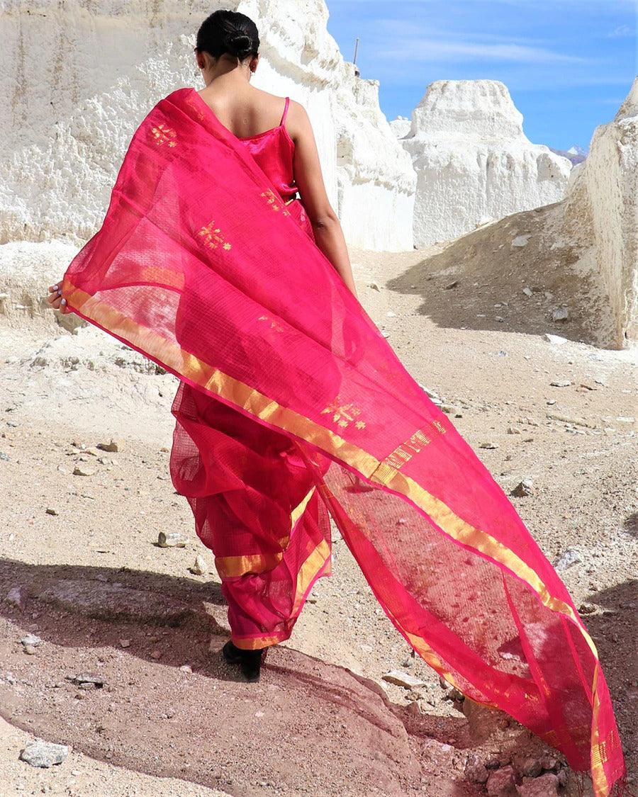 History & Evolution of Handwoven Jamdani sarees in India