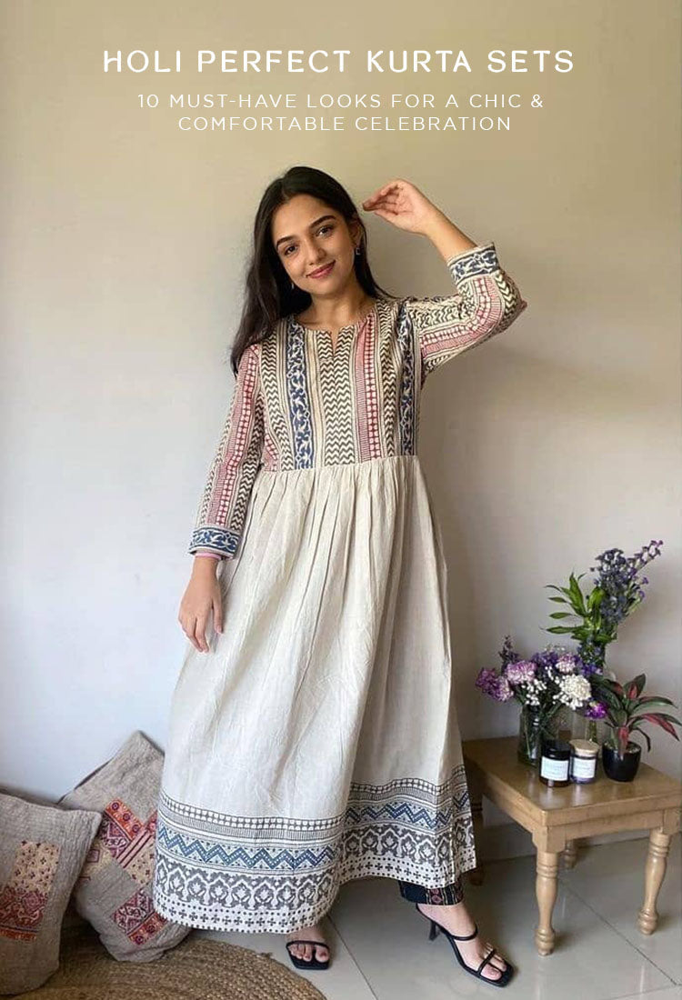 Holi-Perfect Kurta Sets: 10 Must-Have Looks for a Chic & Comfortable Celebration