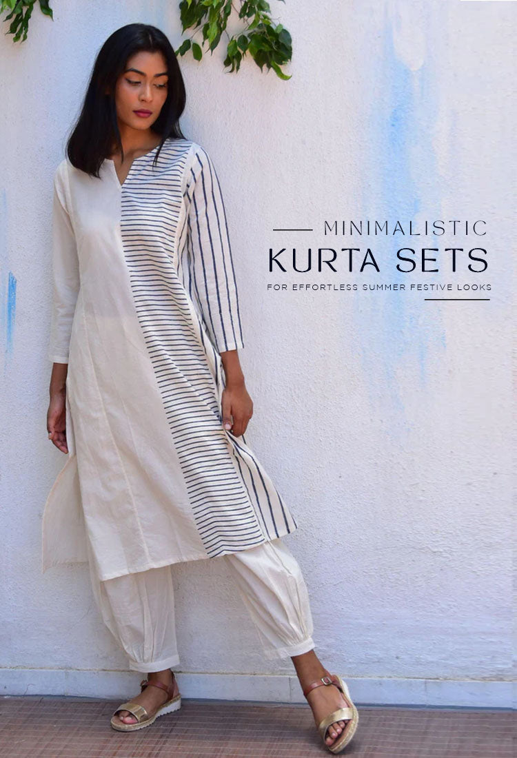 Minimalistic Kurta Sets for Effortless Summer Festive Looks