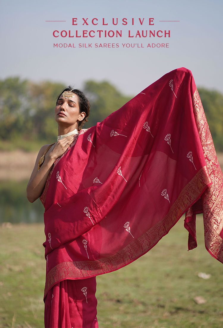 Exclusive Collection Launch: Modal Silk Sarees You’ll Adore