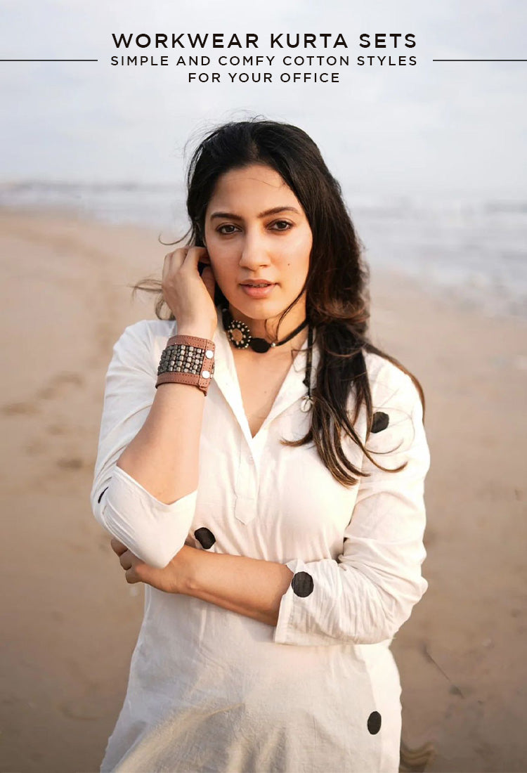 Workwear Kurta Sets: Simple and Comfy Cotton Styles for Your Office