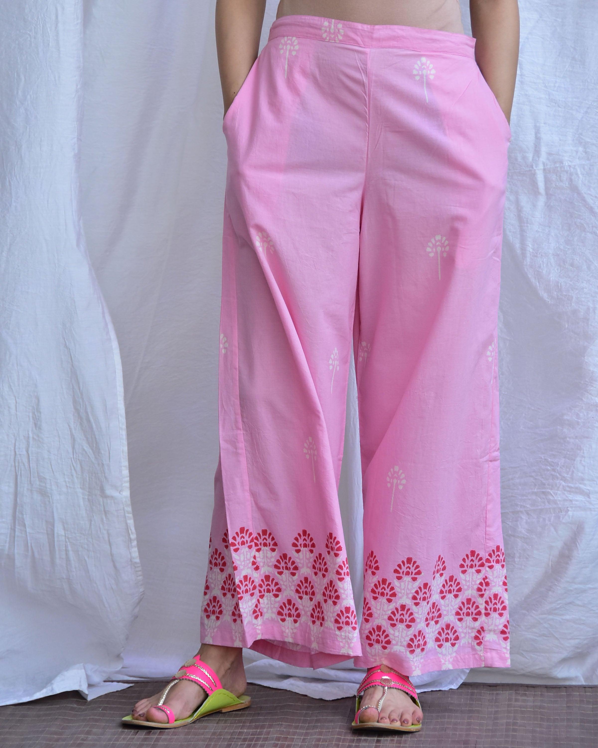 Mausam- E - Bahar Handblockprinted Cotton Kurta Set Of 2-Sor