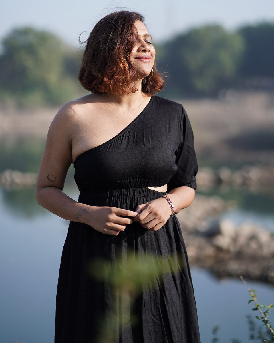 Oasis Handwoven Bamboo Dress