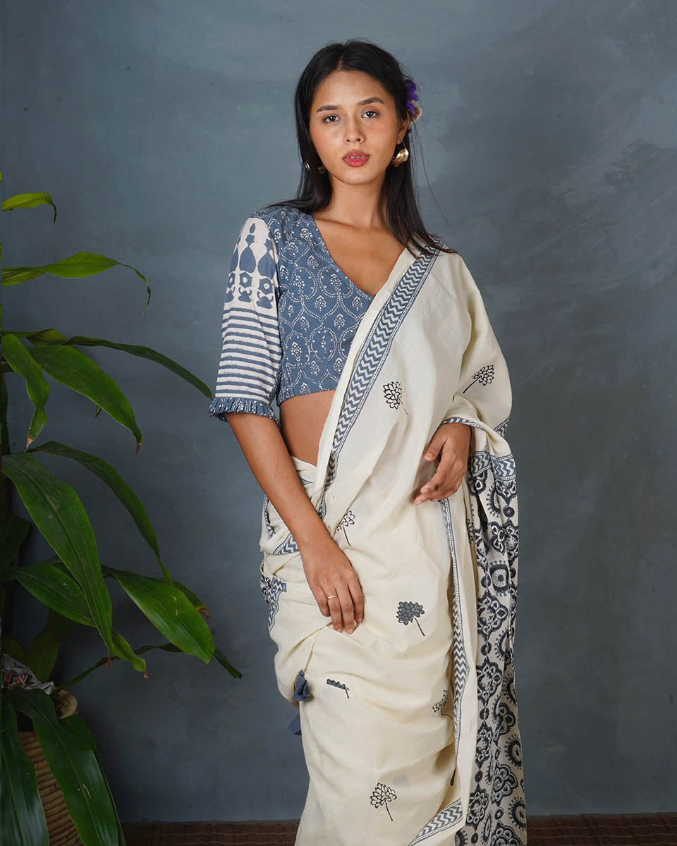 Saree hairstyle | Saree for farewell | Saree blouse