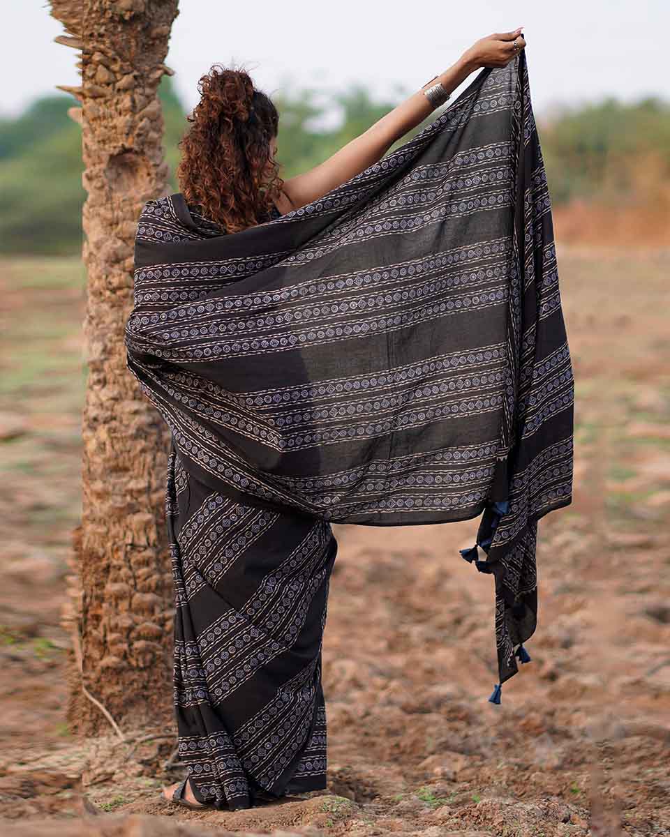 Block Printed Cotton Saree | Saree | Saree online