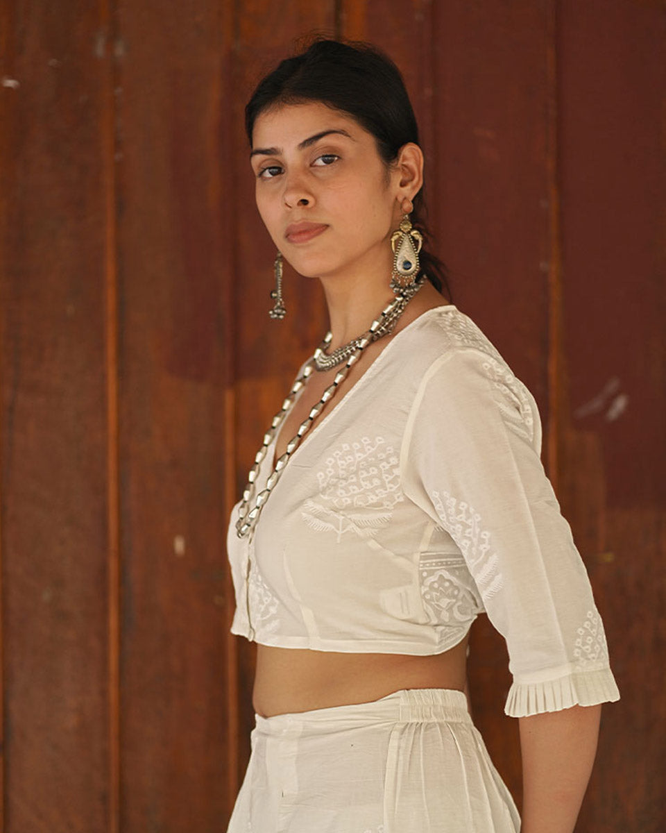 blouse simple design | crop top blouse | blouse