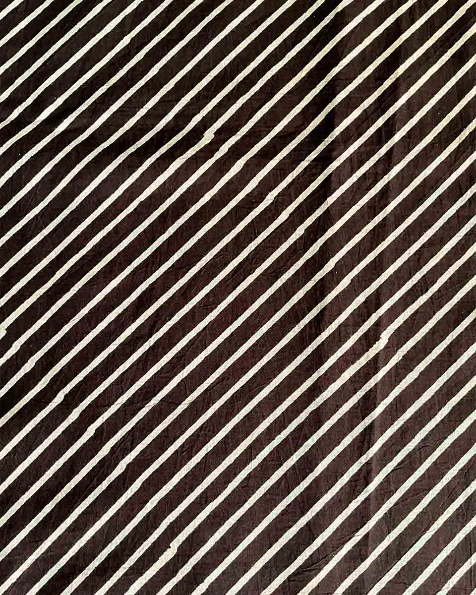 Pankhuri Brown Block Printed Cotton Pant - WW