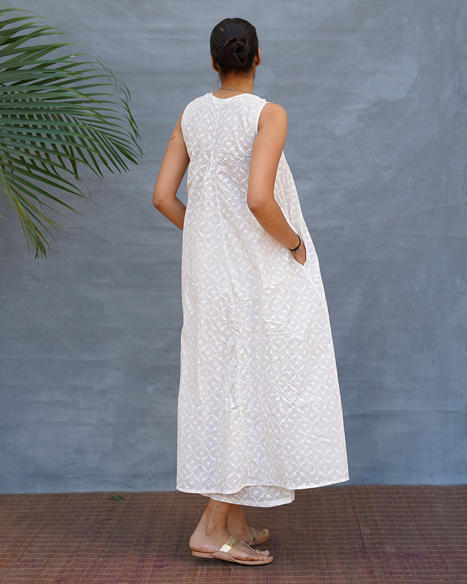 Pakeezah Cotton Kurta Set - Safed