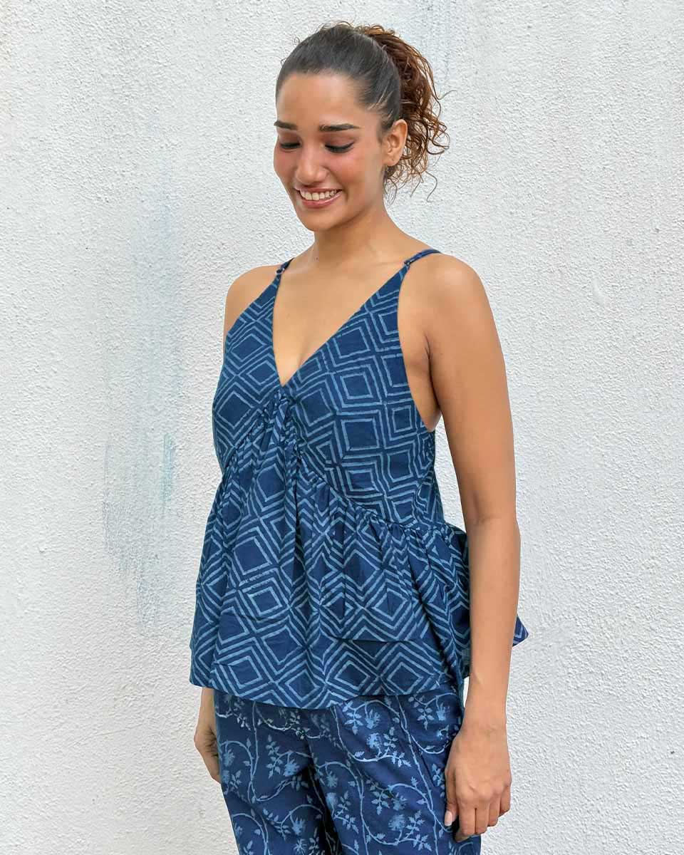 Kastoree Block printed Cotton Top