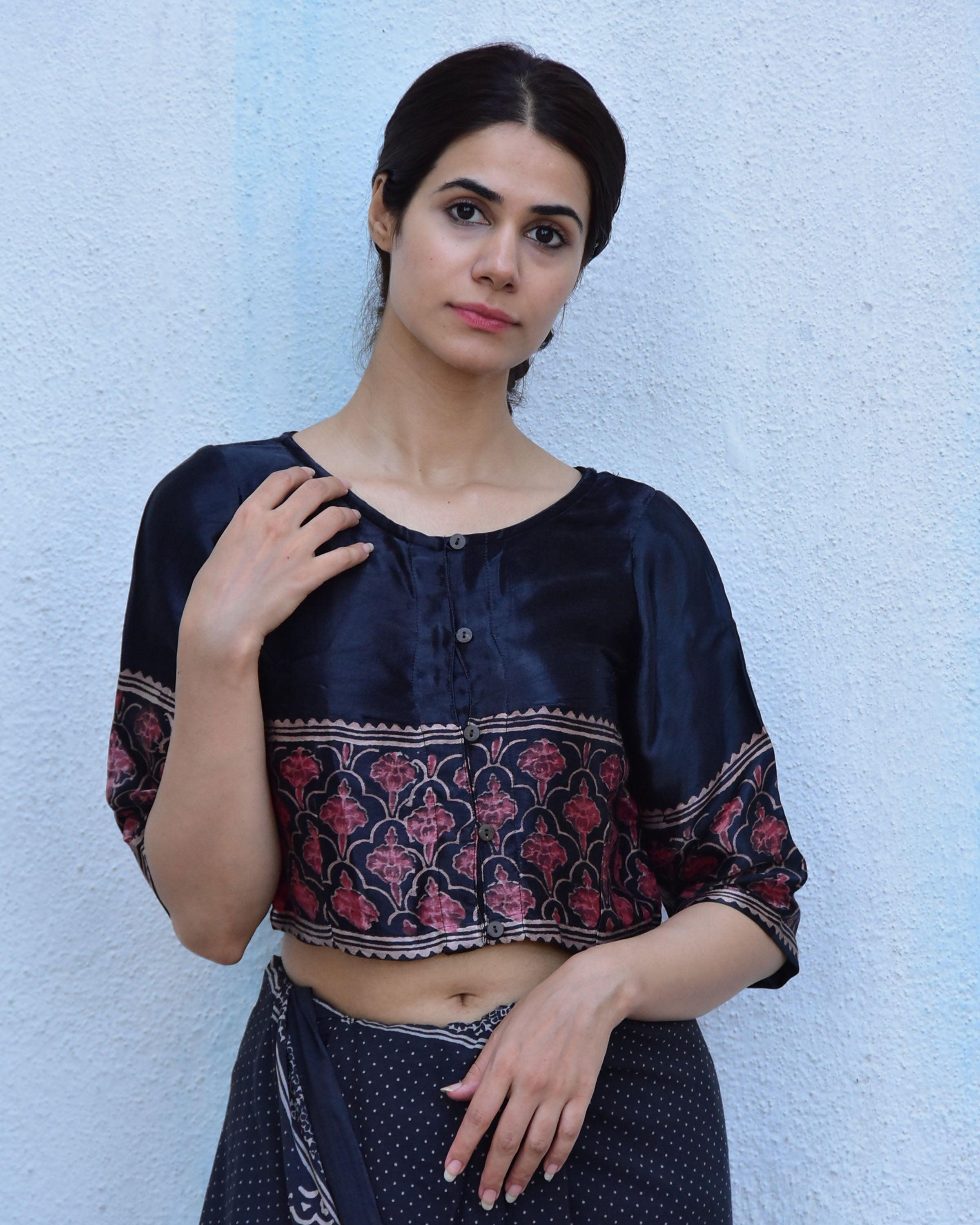 Blouse | Blouses | Silk blouse | Chidiyaa