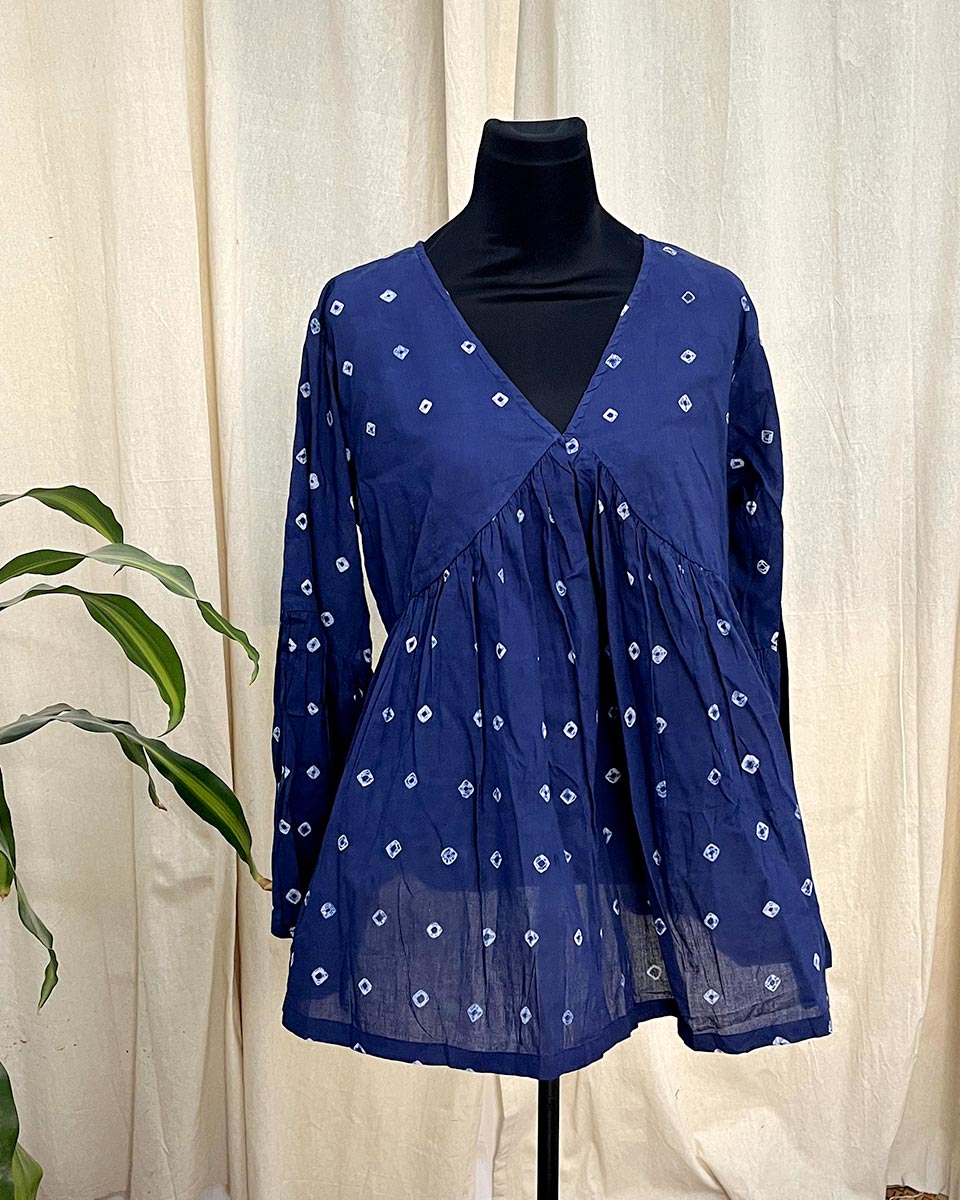Mystic Indigo Cotton Top – LD