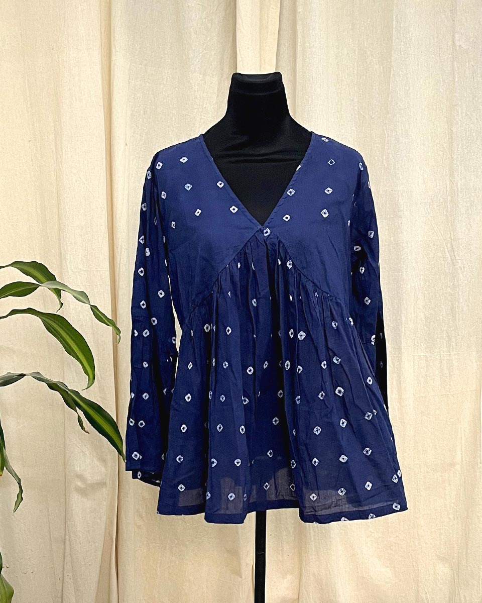 Mystic Indigo Cotton Top – LD