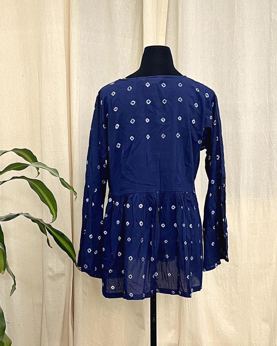 Mystic Indigo Cotton Top – LD