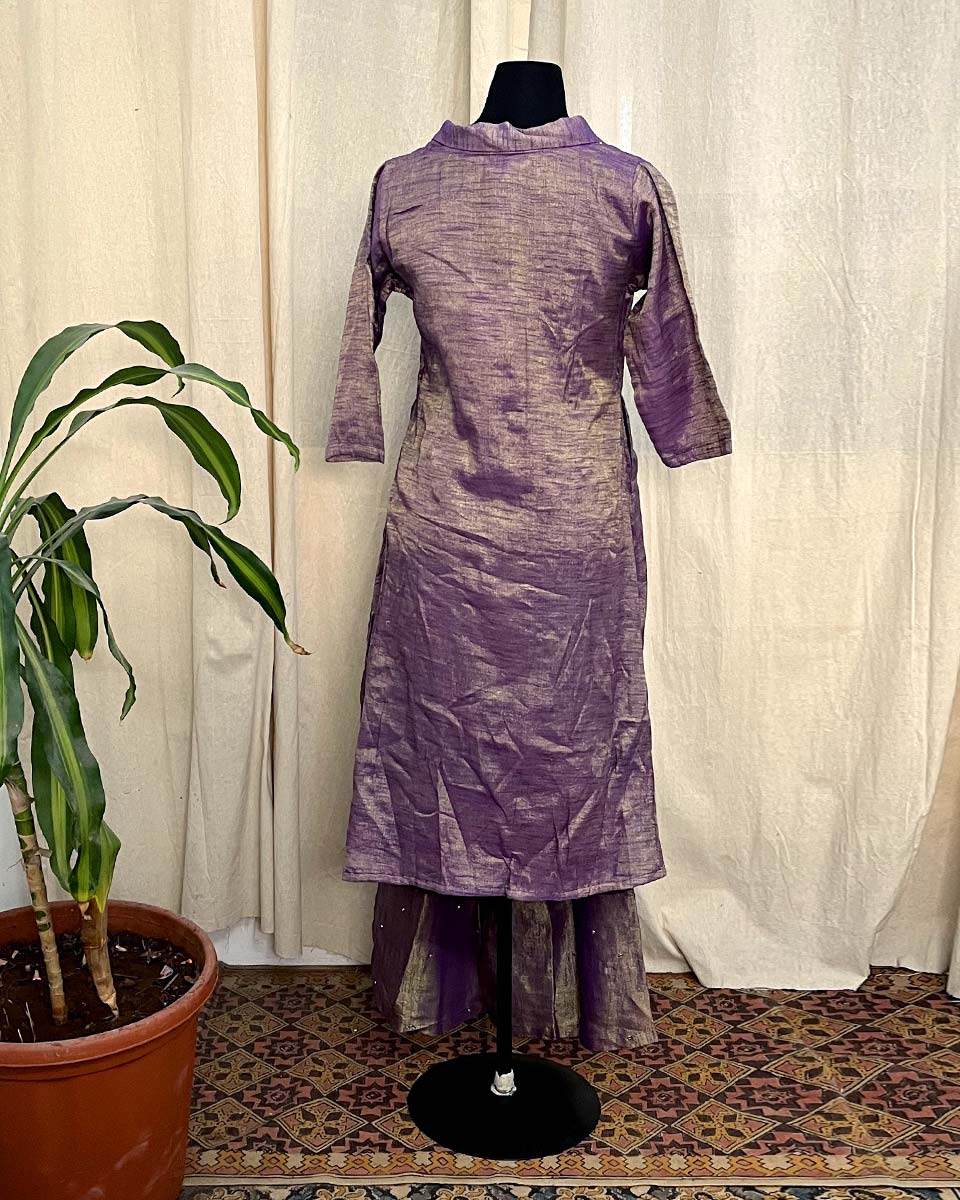 Twilight Zari Cotton Kurta Set – LD
