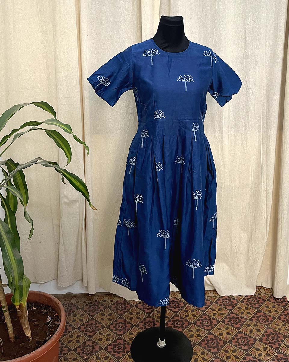 Forestlight Block printed Dress – LD