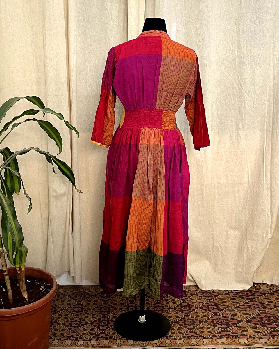 Prism Flow Cotton Dress – LD