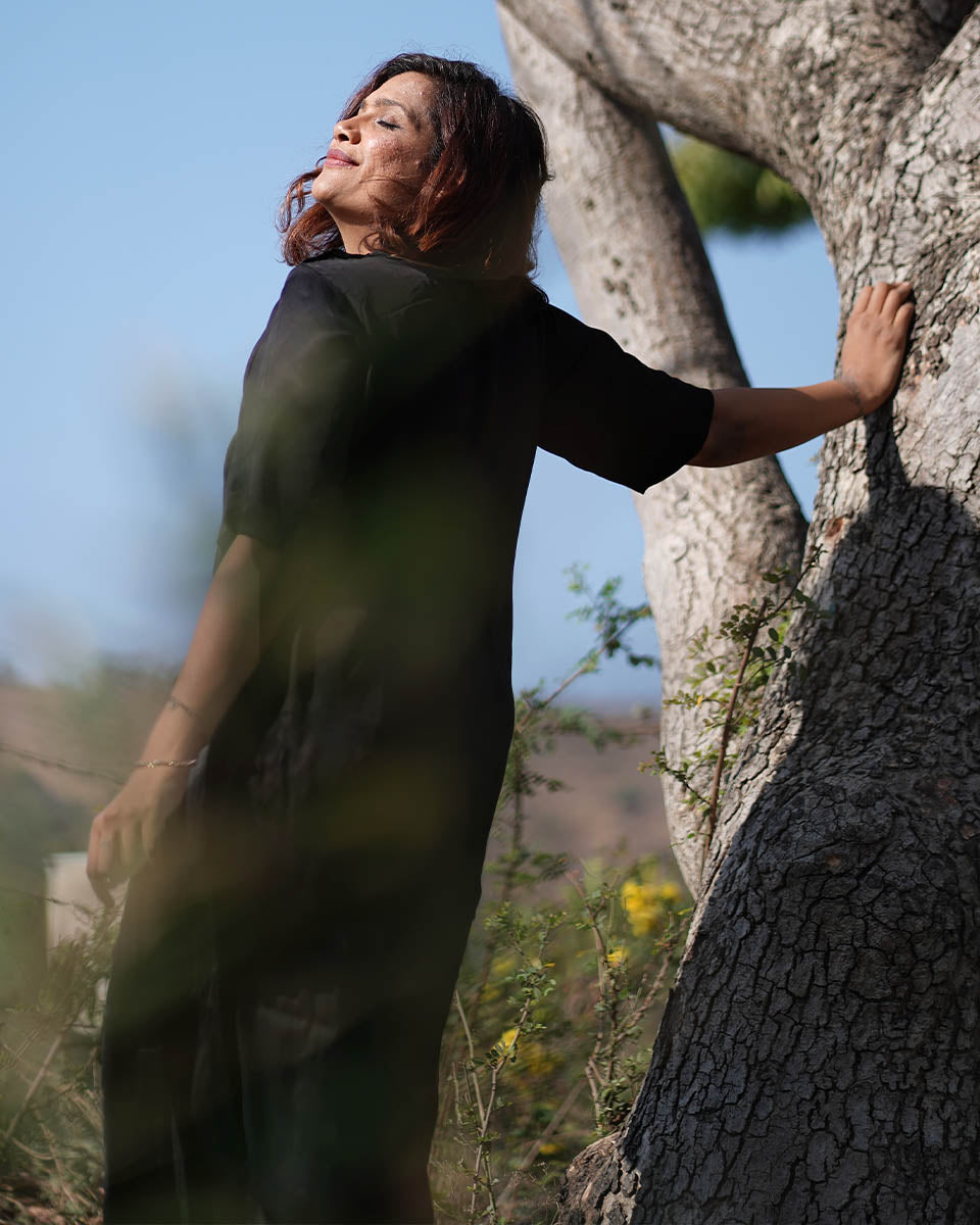 Wander Modal Silk Top