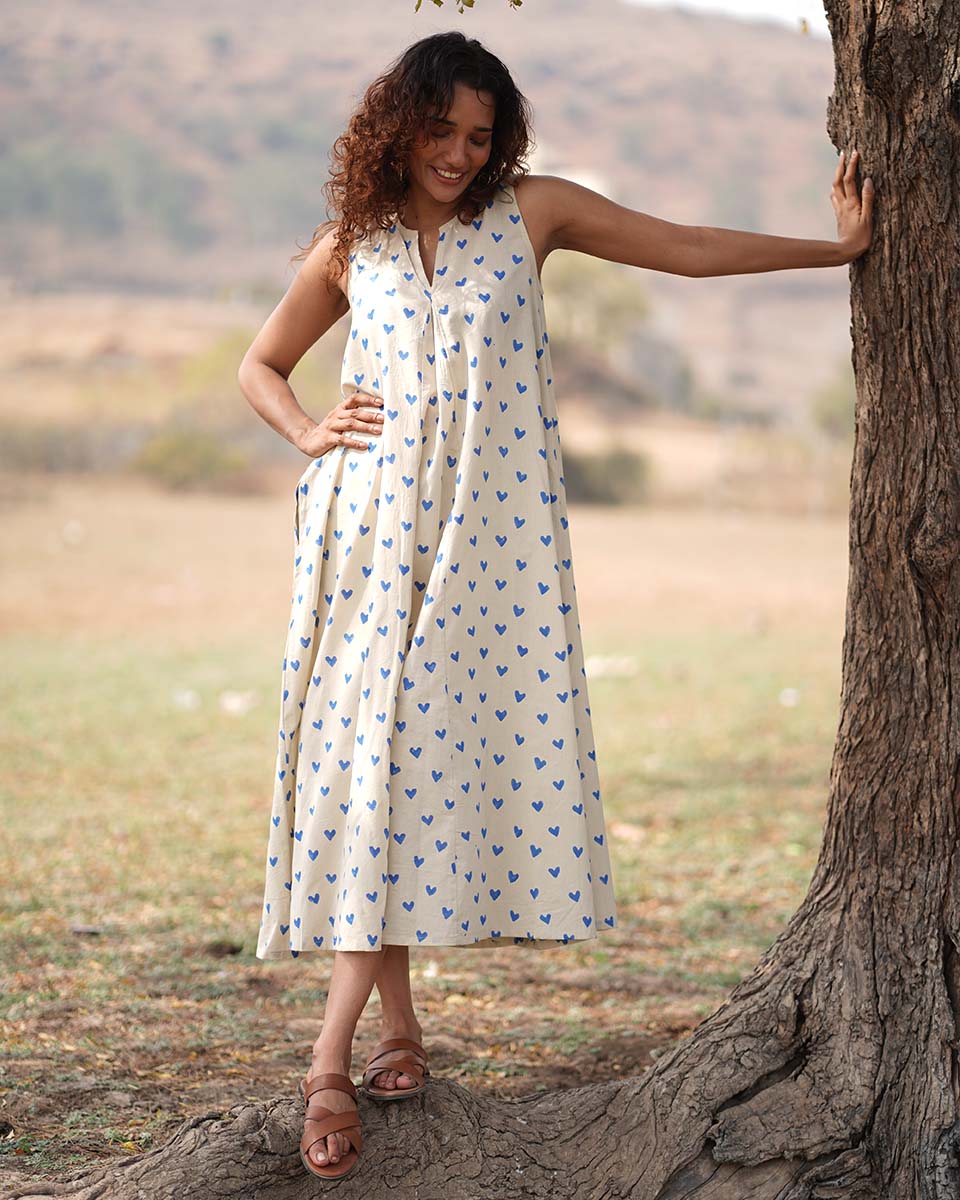 Dilruba Handblock Printed Cotton Kurti