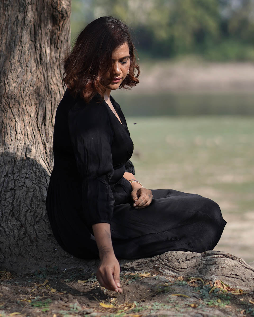 Nocturne Modal Silk Dress