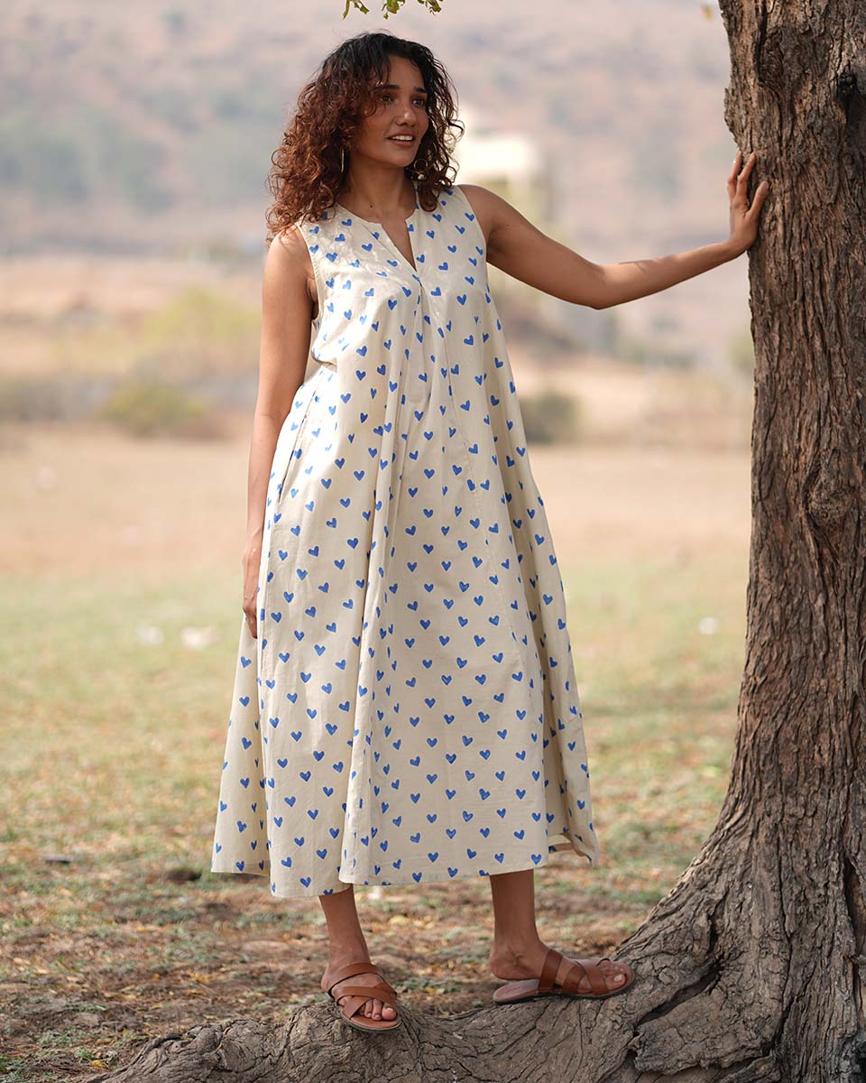 Dilruba Handblock Printed Cotton Kurti