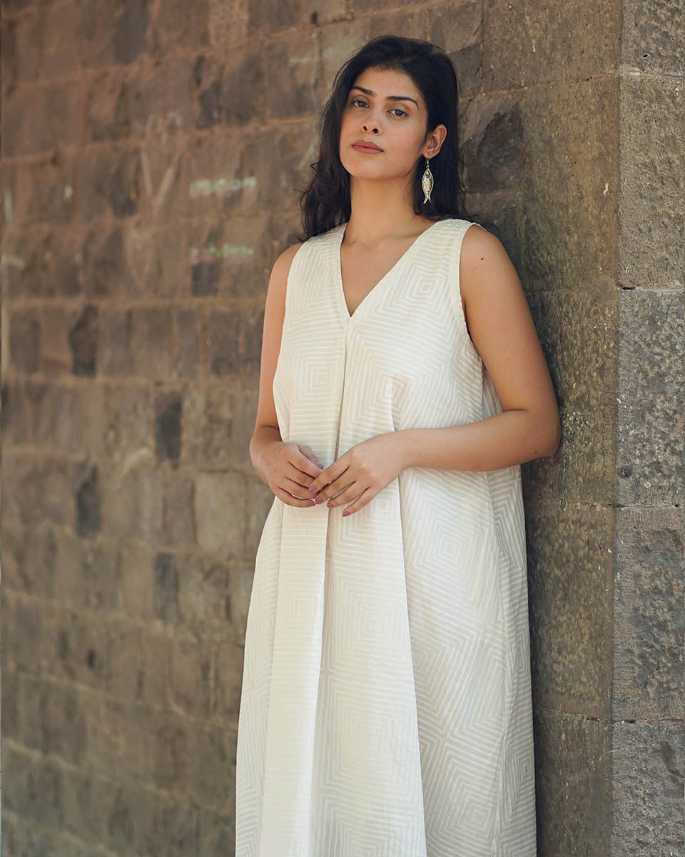 Dresses Designs | White Dress | Summer | Cotton Dress | Chidiyaa