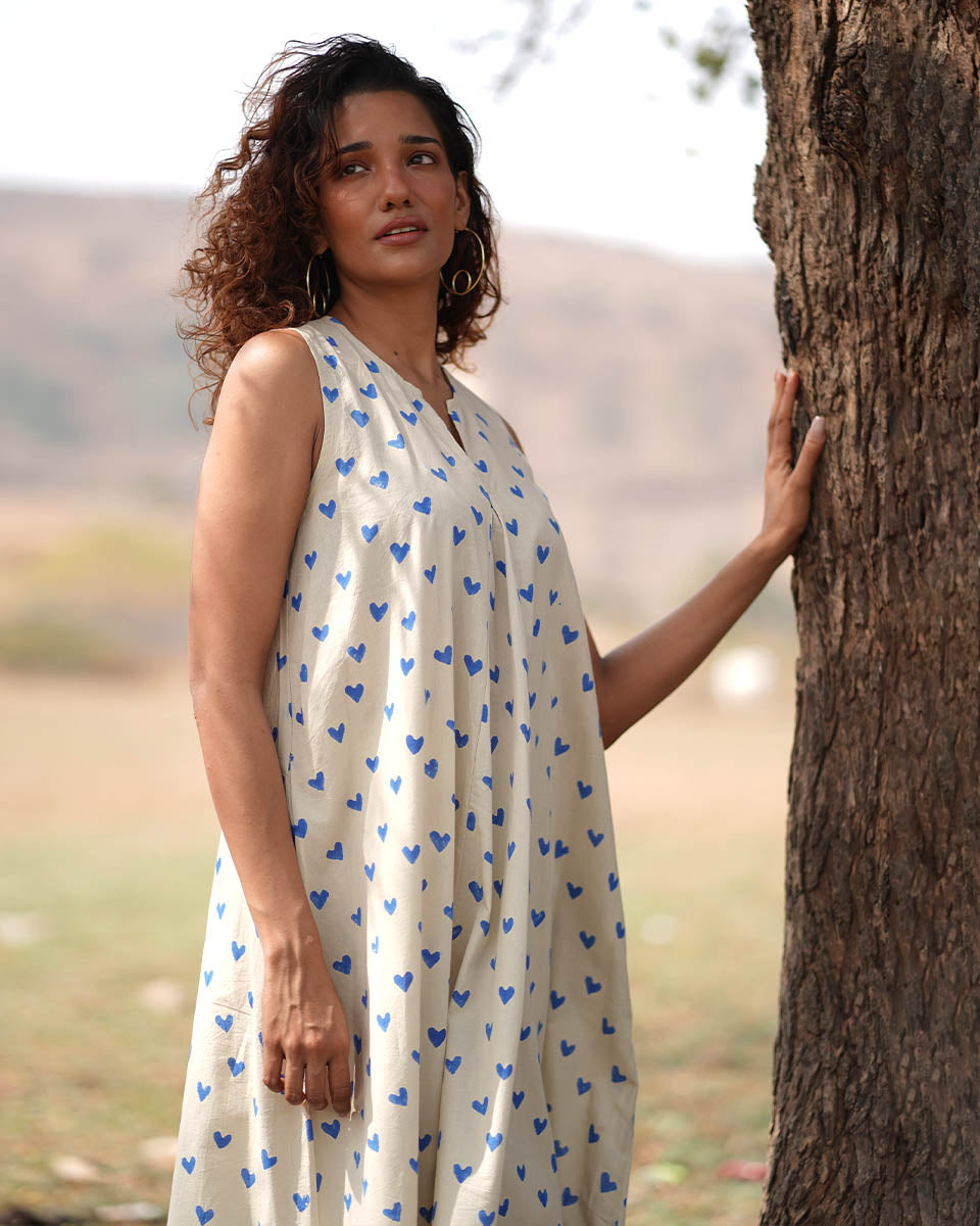 Dilruba Handblock Printed Cotton Kurti