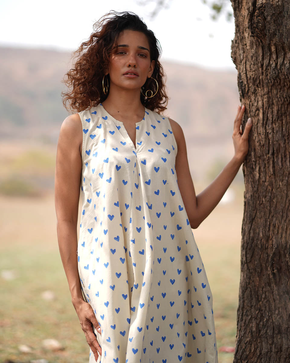 Dilruba Handblock Printed Cotton Kurti