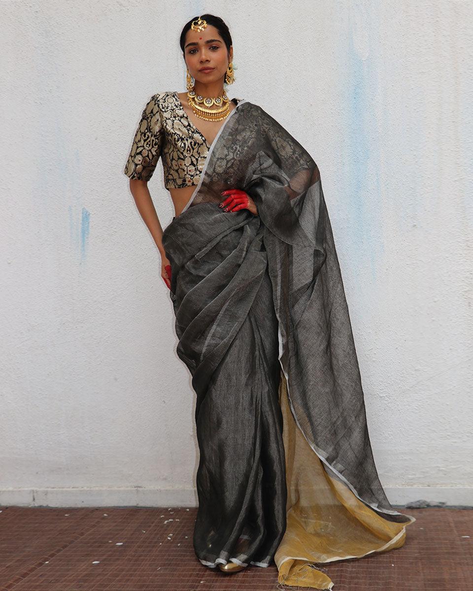 Linen saree India | Sarees for women | Saree