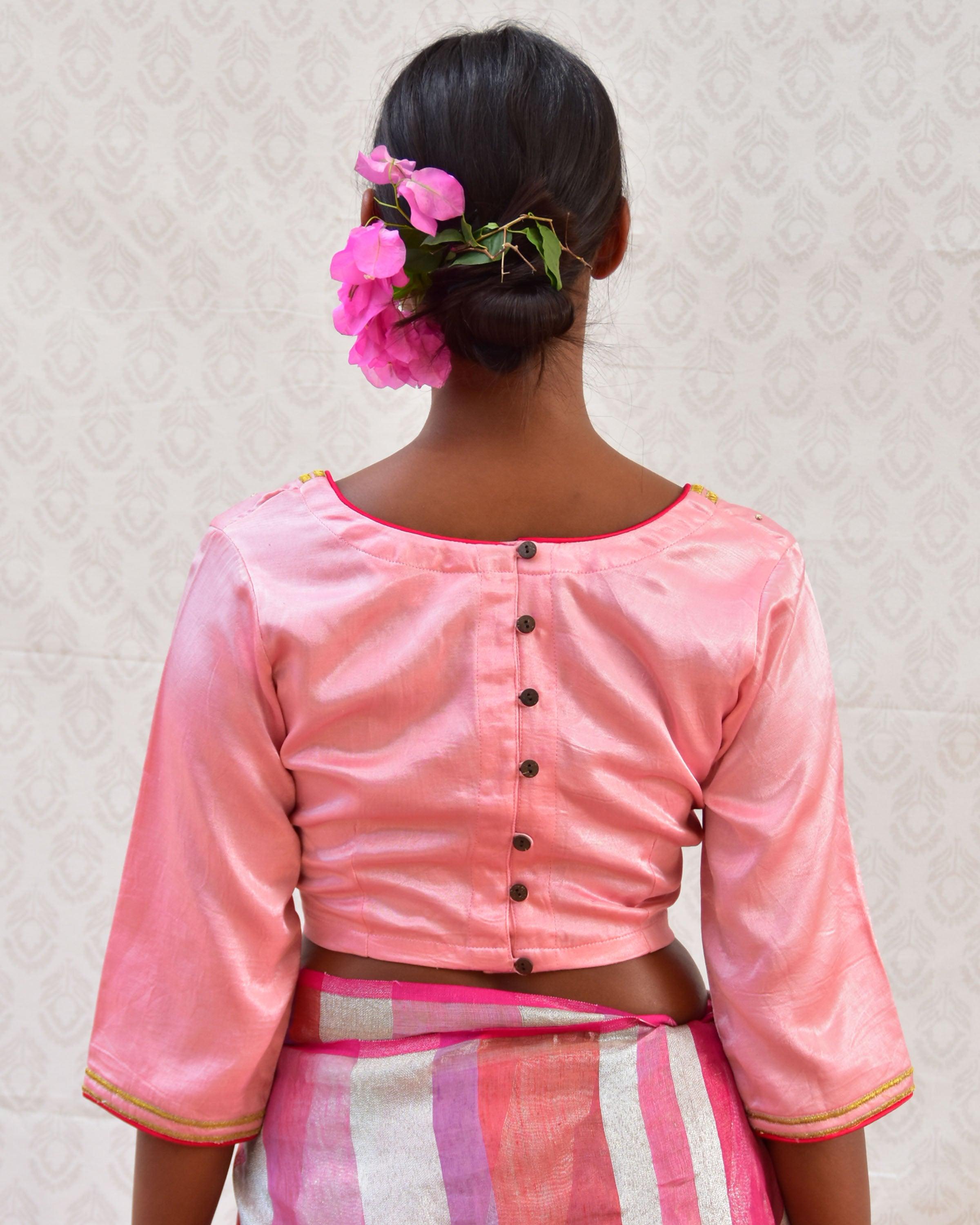 Blouse | Blouses | Silk blouse | Mashru Silk | Chidiyaa