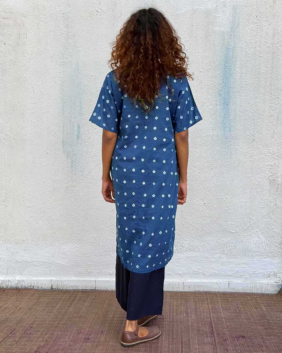 Breezy Belle Bandhej Cotton Kurti