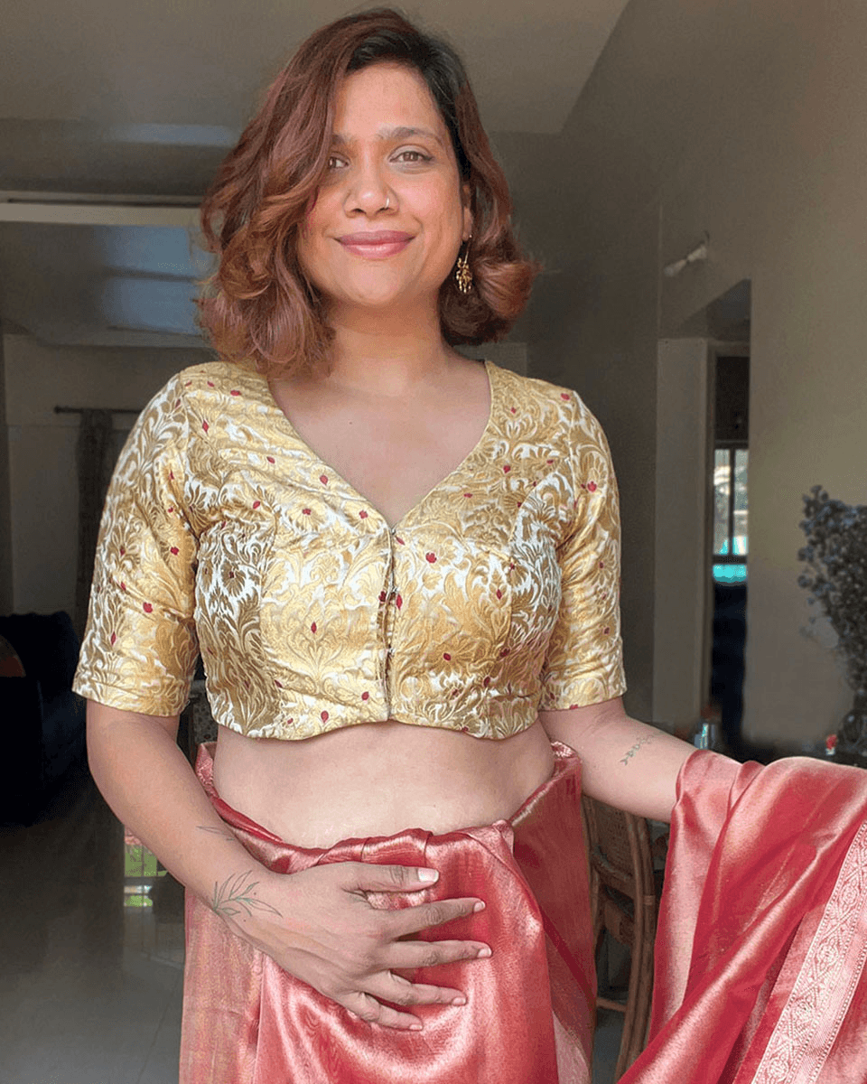 Mugdha Khimkab Brocade Blouse - Nargiz