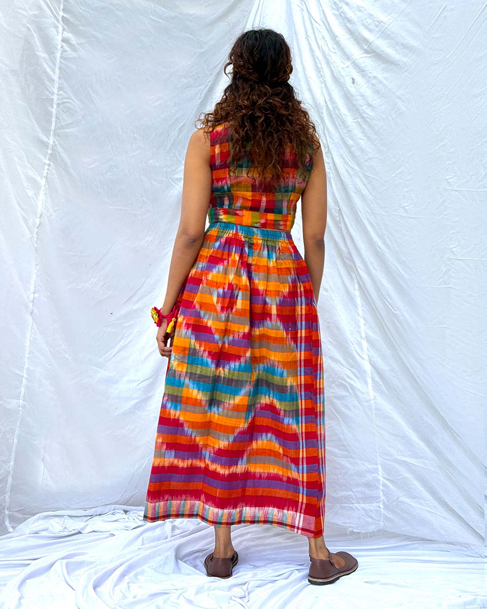 Bhanwar Gamcha Cotton Skirt - GMC