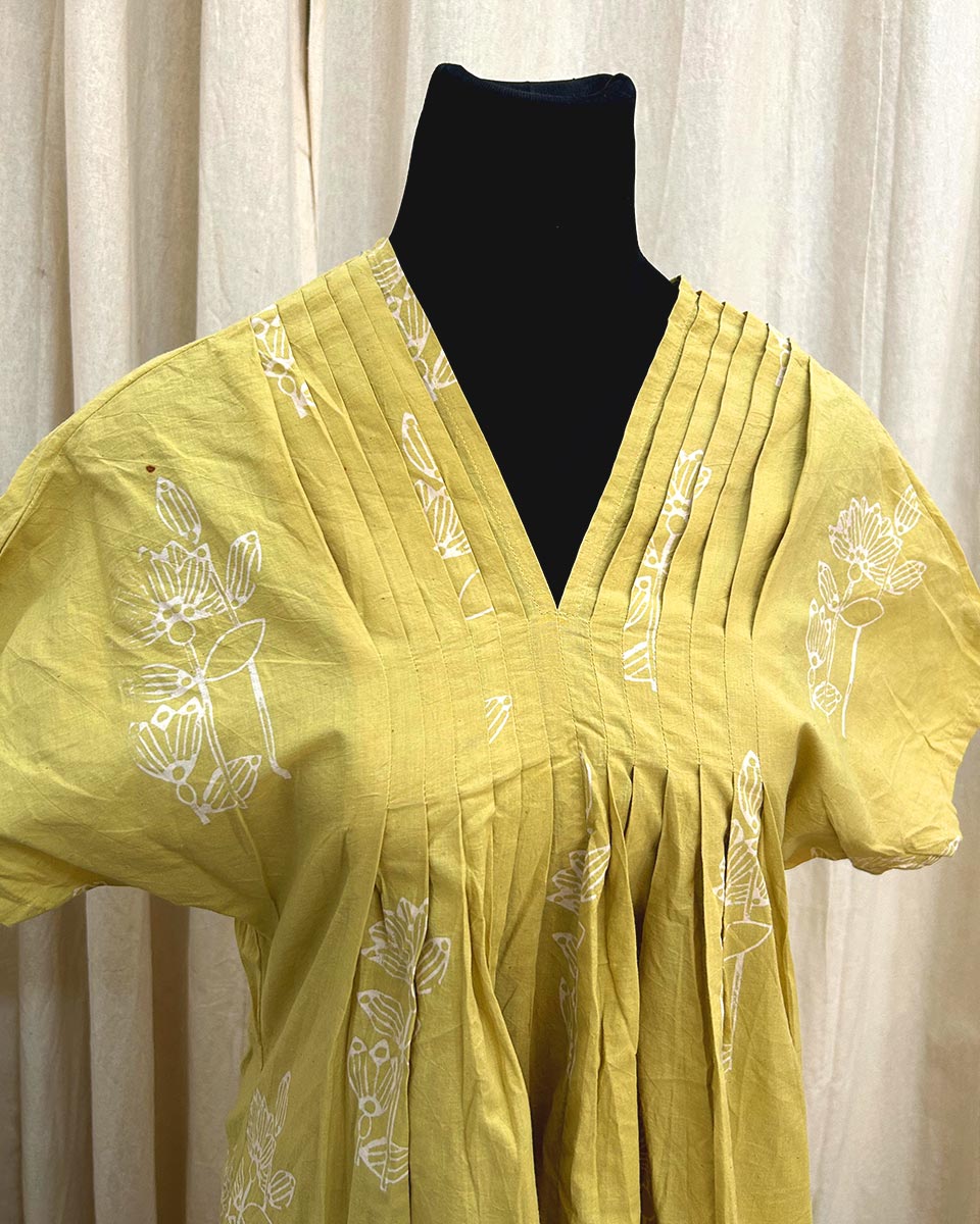 Suhani handblockprinted cotton dress -LD