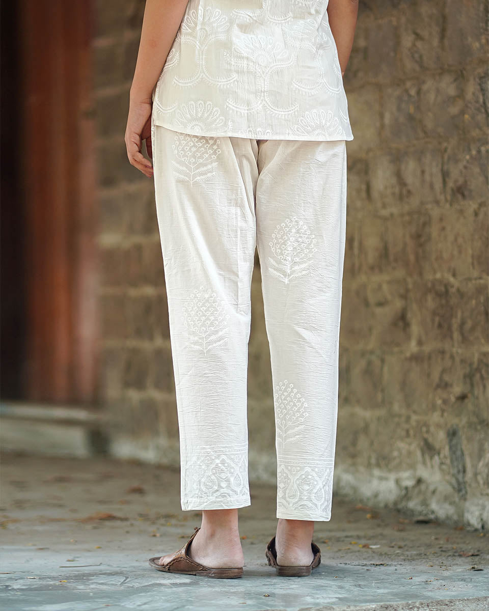 Pants | Pants Ladies | White pants | Summer clothes | Chidiyaa