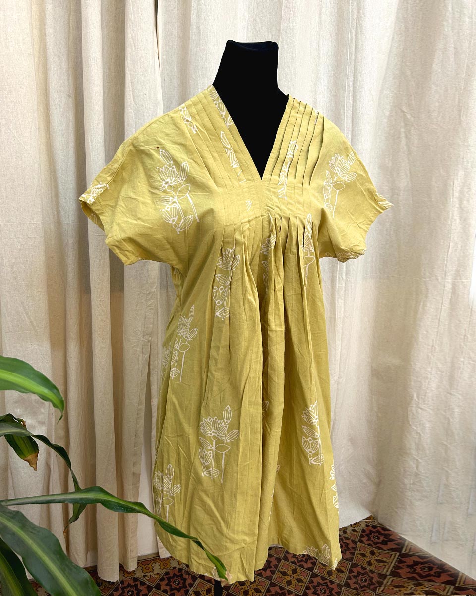 Suhani handblockprinted cotton dress -LD