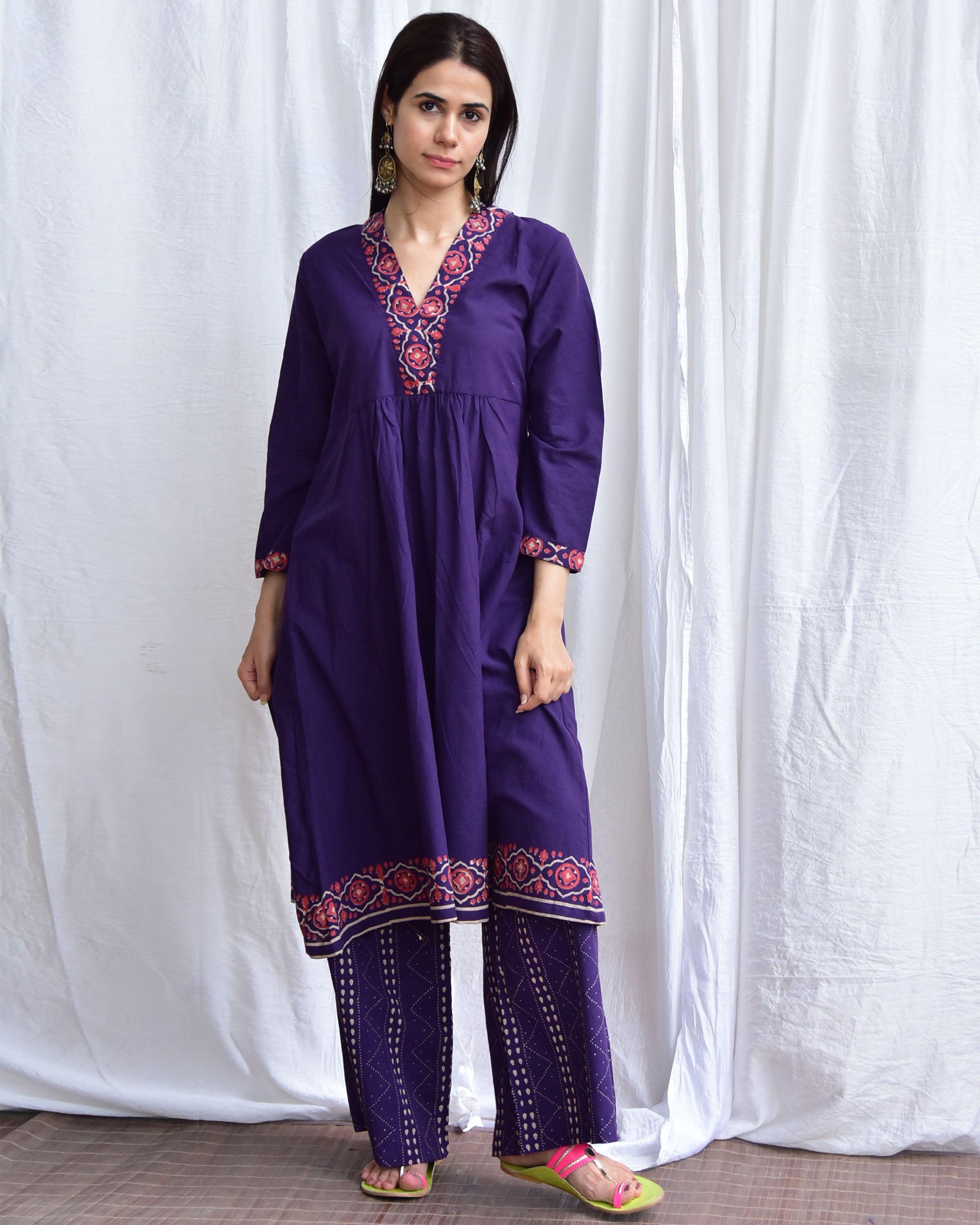 Kurta set for women | kurti design | cotton kurta set | kurti neck design | chidiyaa