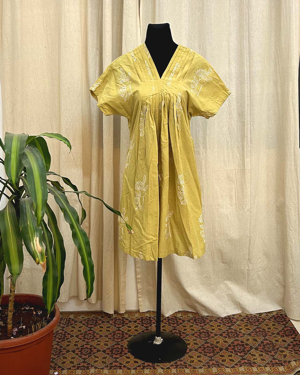 Suhani handblockprinted cotton dress -LD