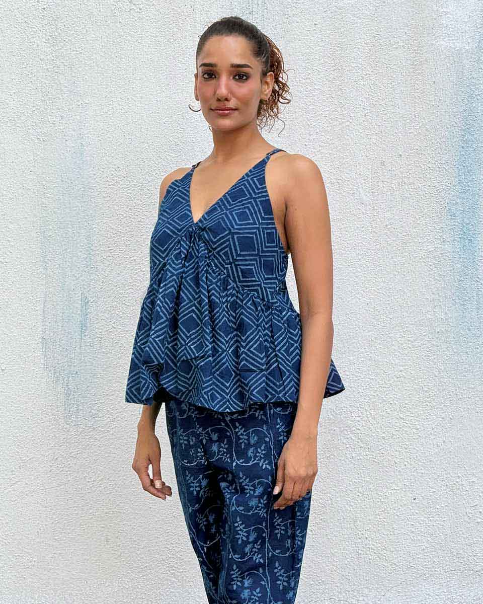 Kastoree Block printed Cotton Top