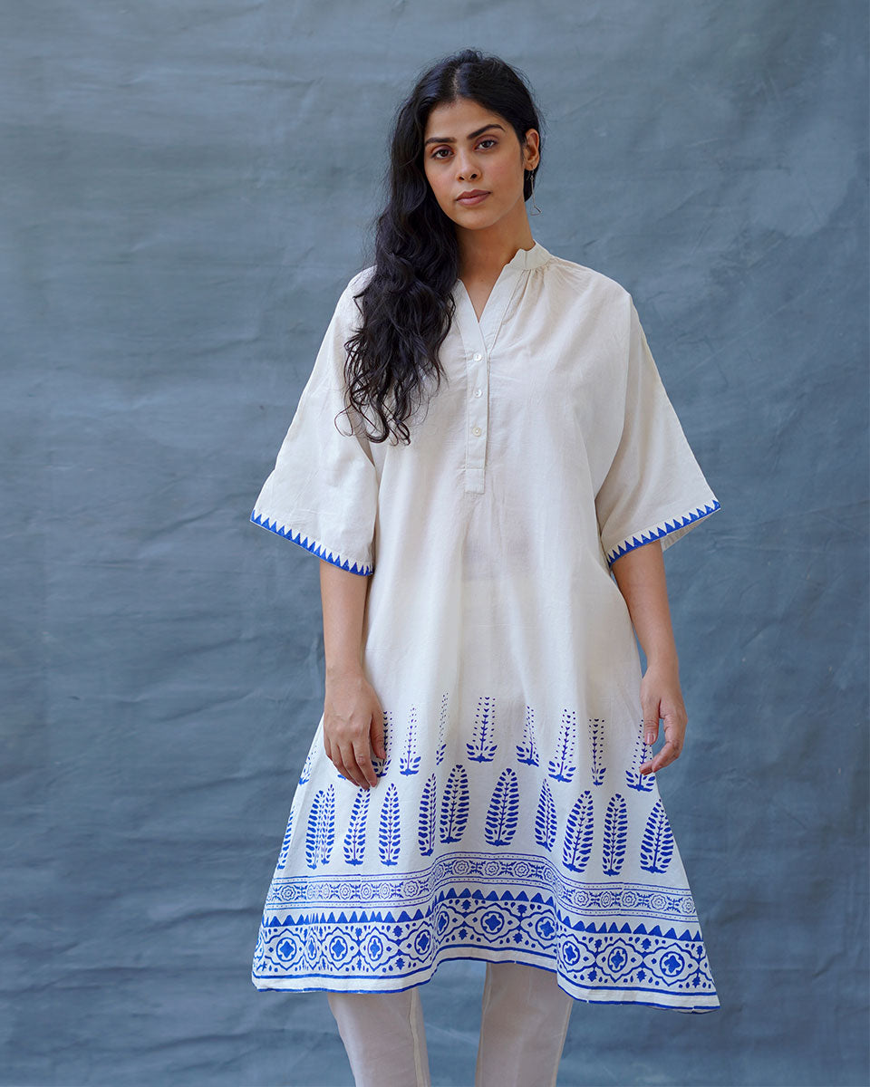 Vasara Blockprinted Cotton Kurta Set - BGVL