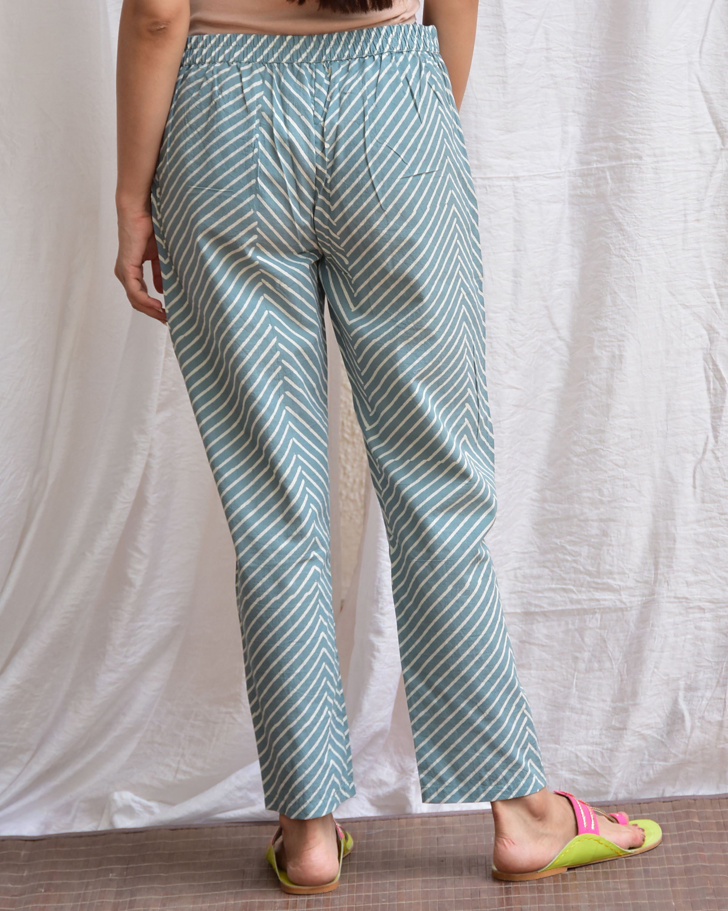 Taalab Handblockprinted Cotton Kurta Set Of 2-Sor