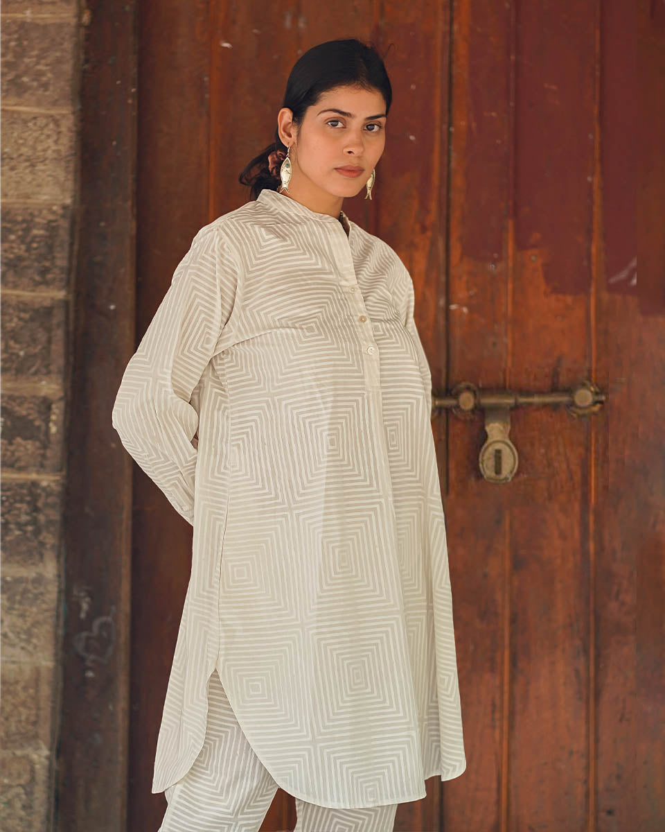 Kurta Set | Kurti Set | Kurti Pant Set | Kurti pant | Kurta set white | Summer | Chidiyaa