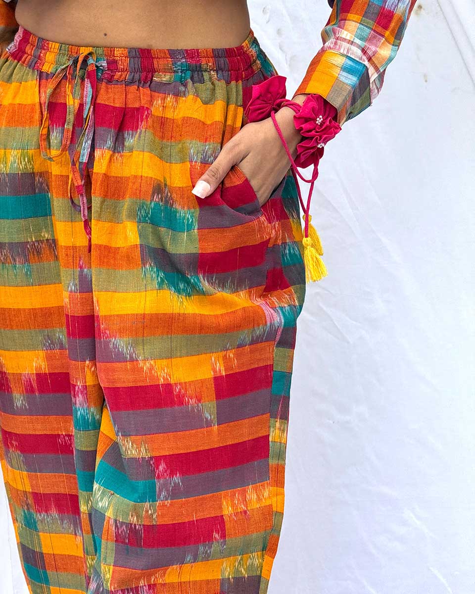 Matir Gaan Gamcha Cotton Pant - GMC