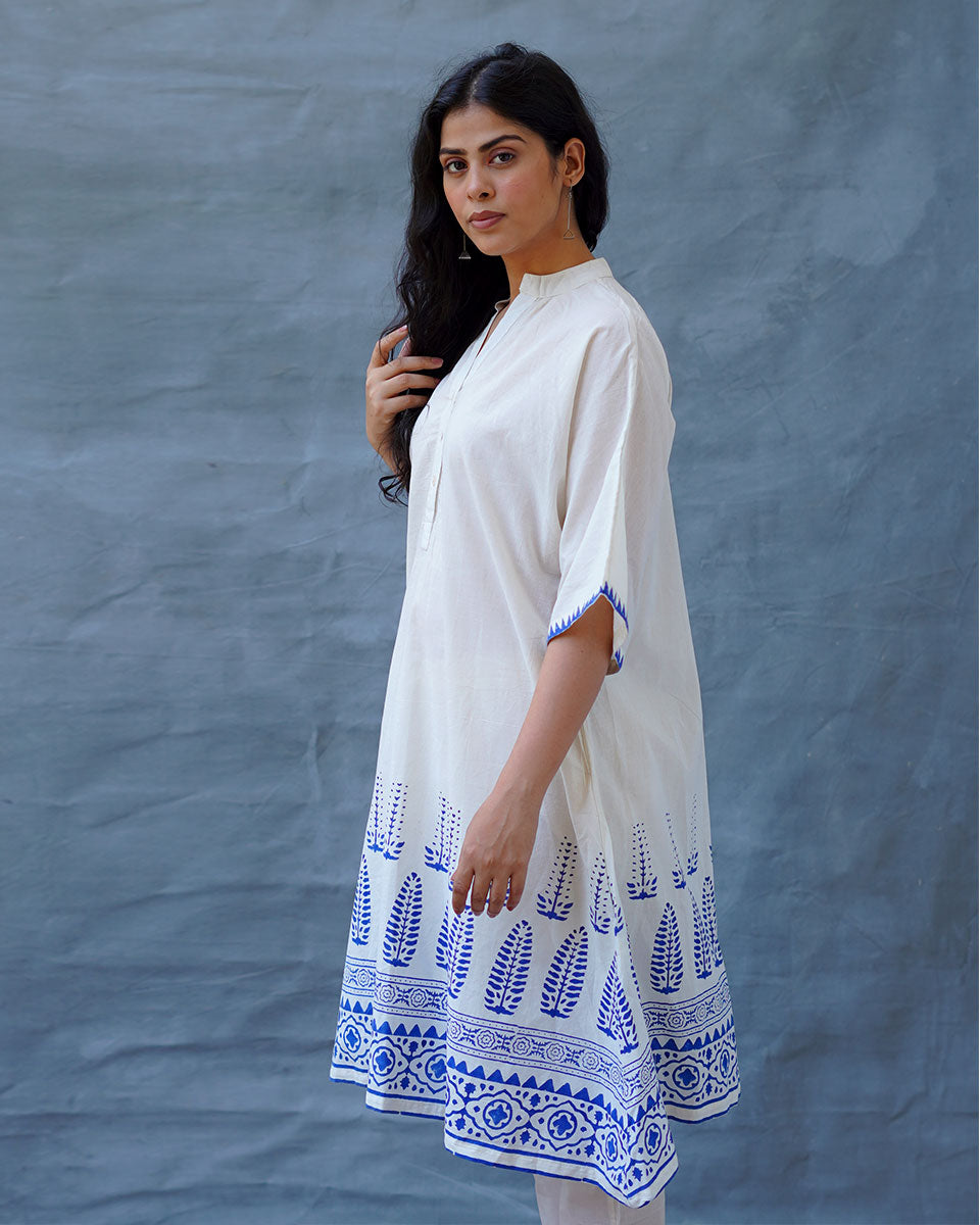 Vasara Blockprinted Cotton Kurta Set - BGVL