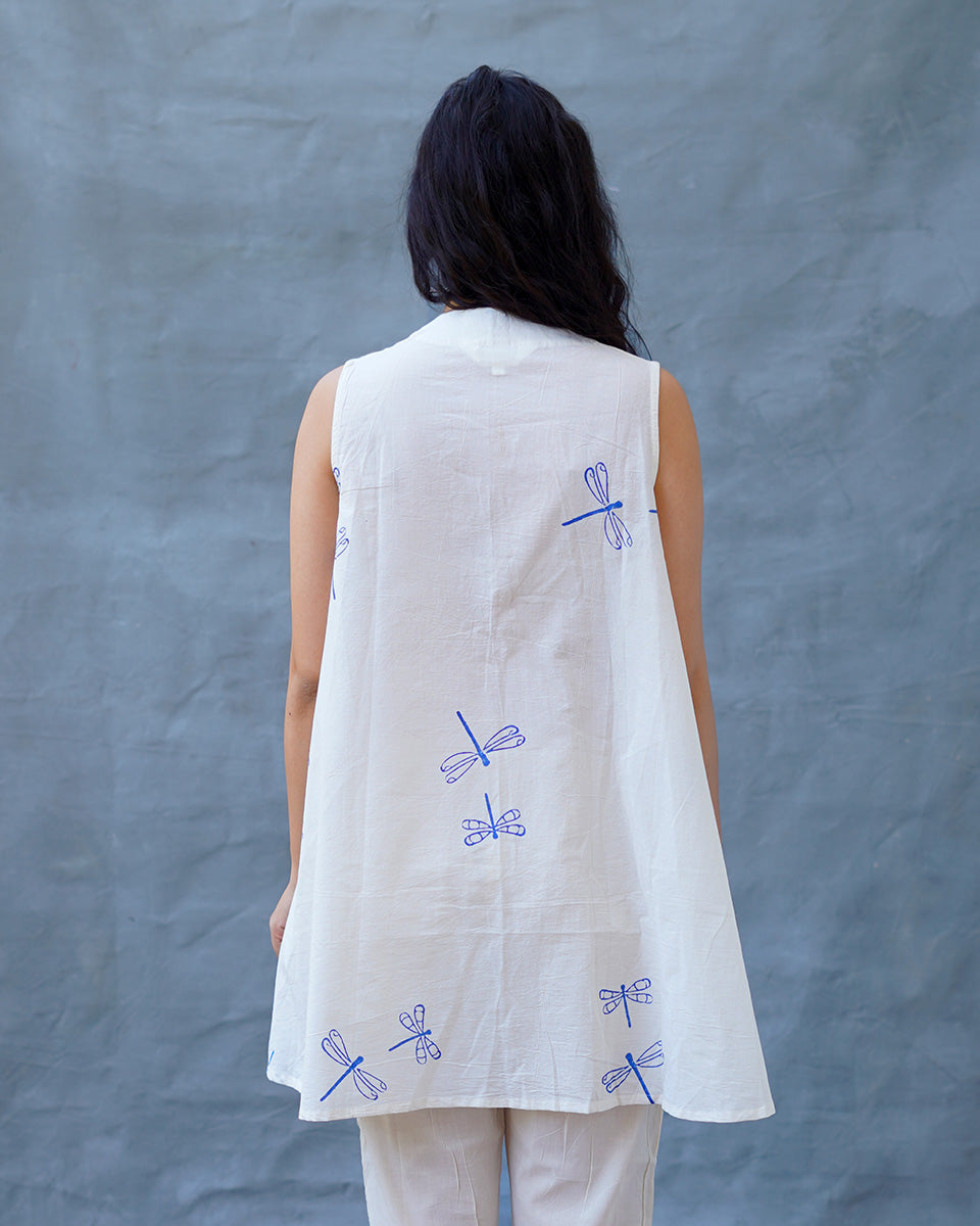 Soha Blockprinted Cotton Top - BGVL