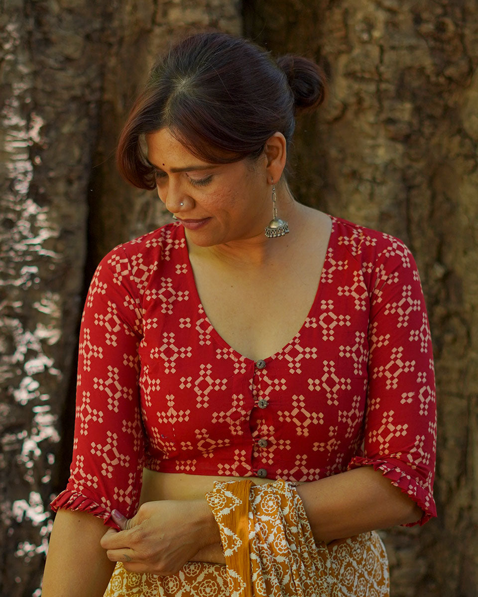 cotton blouse online shopping | blouse for women | readymade cotton blouse online India