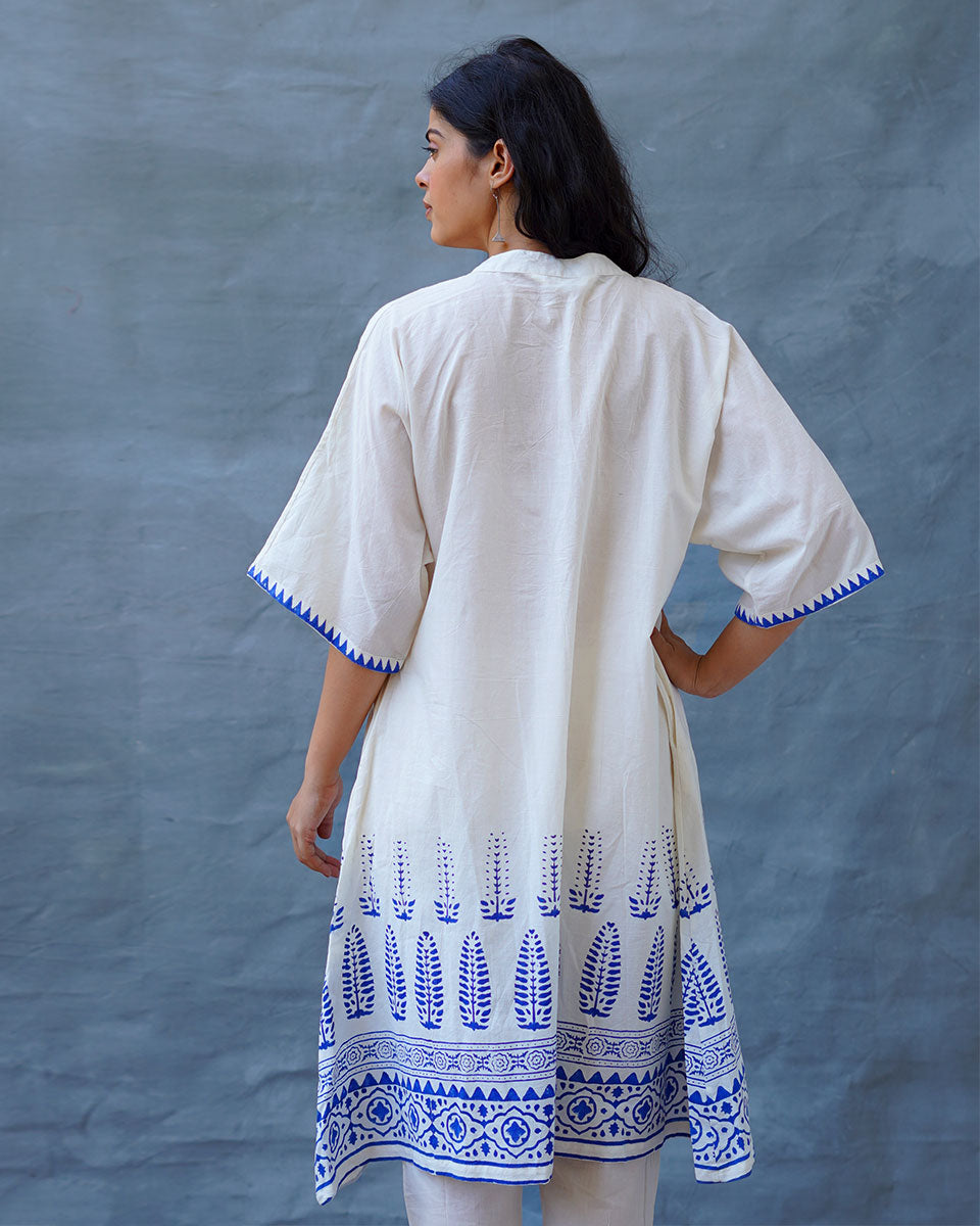 Vasara Blockprinted Cotton Kurta Set - BGVL