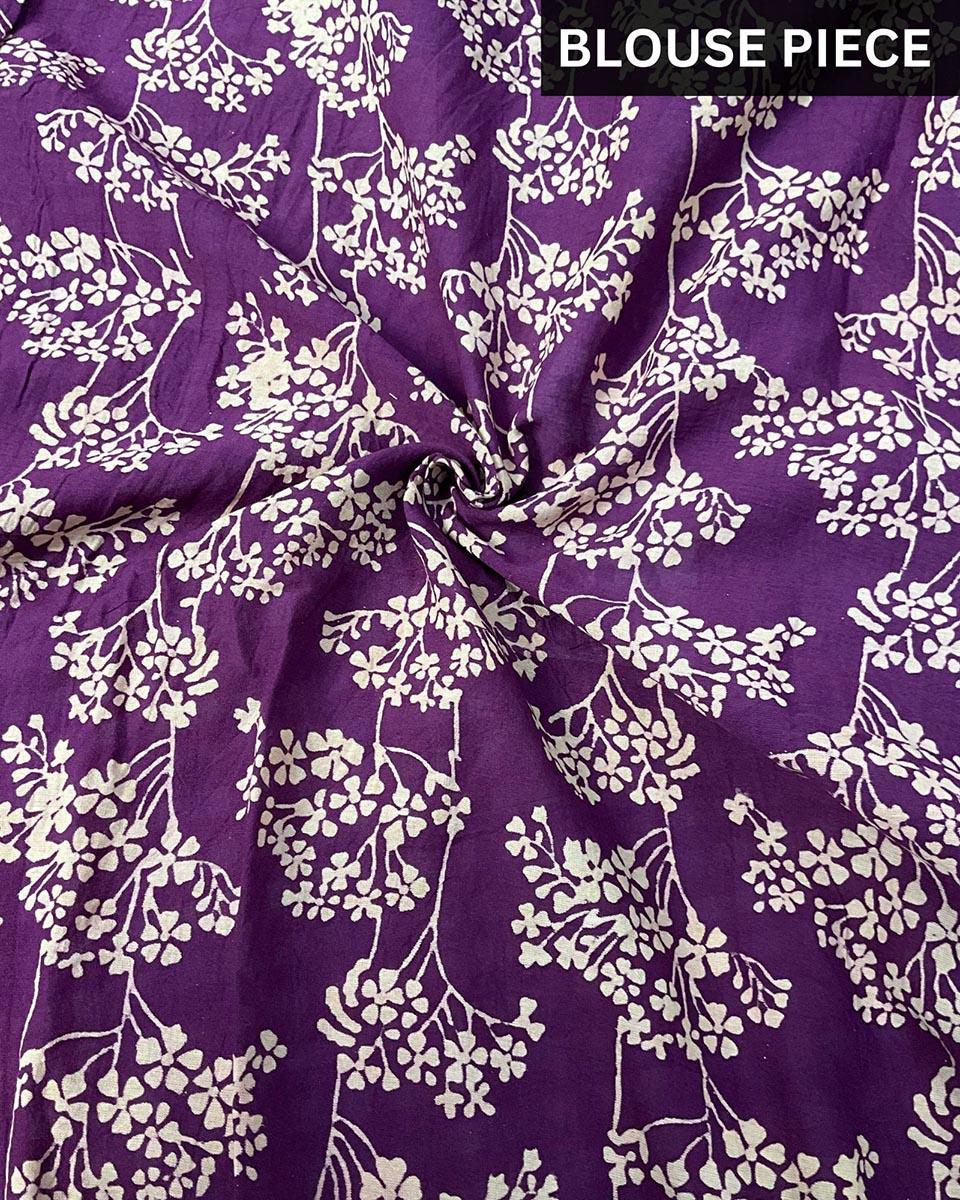 Cotton blouse purple | Saree blouse designs | Chidiyaa